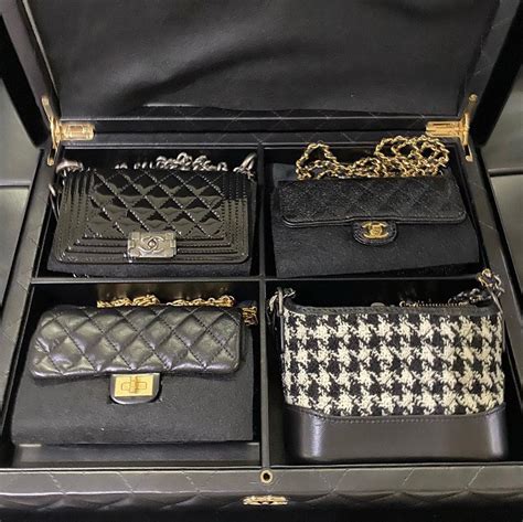 chanel mini set|chanel mini bag price.